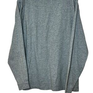 L.L. BEAN Traditional Fit Men's Gray T-shirt Long Sleeve Size Med 100% Cotton